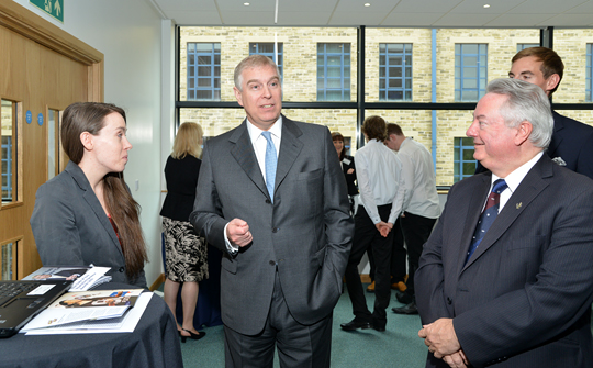 HRH The Duke of York presents enterprise awards